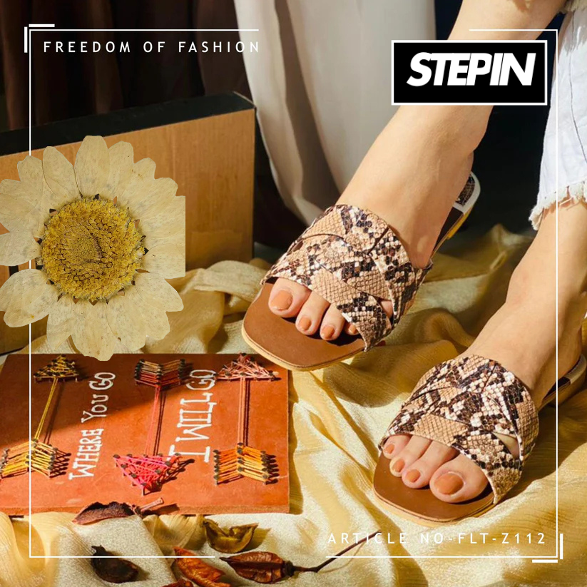 Stepin Snake Print Criss-Cross