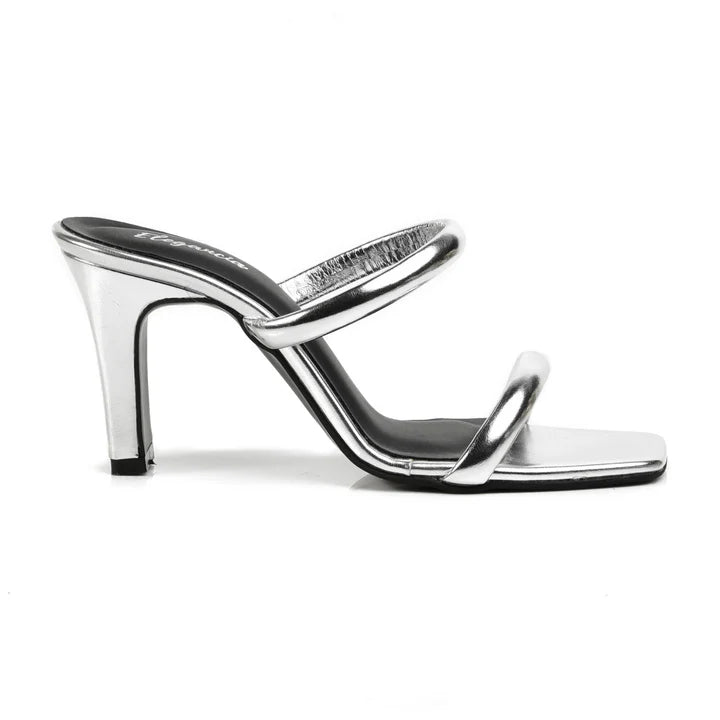 LUSTRA Si29 Silver Women Heels