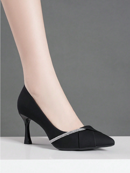Stepin Si03 Crystalline Black Pumps