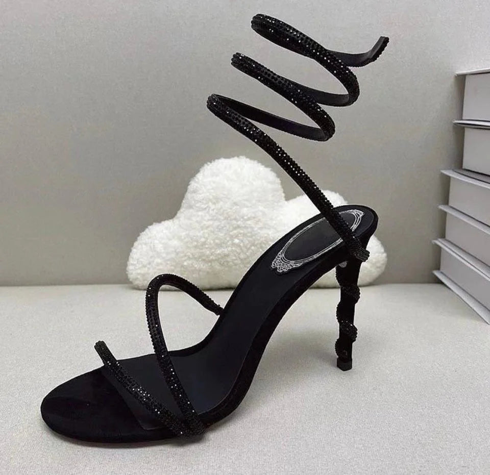 Stepin Si50 Black Spiral Heels