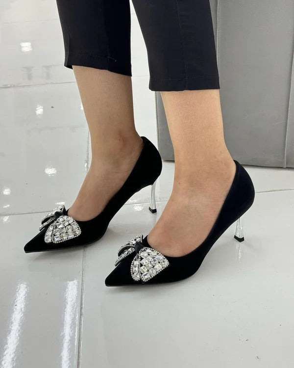 Hot Premium black Court Shoes Si46