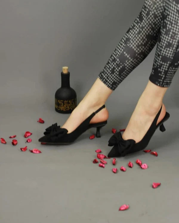 New black Court Shoes Si73