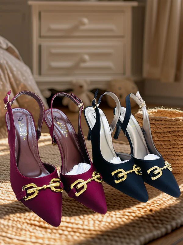Stepin Mehroon Court Shoes Si77