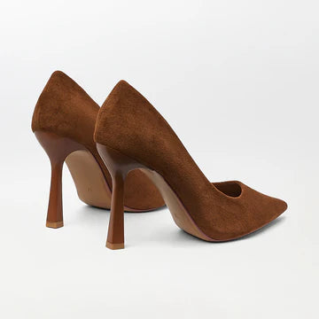 Beige Classic High Heels Court Shoes Si81